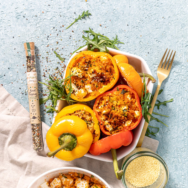 Gefüllte Paprika mit Couscous